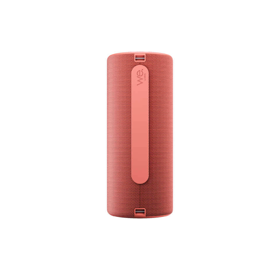 We. HEAR 2 coral red